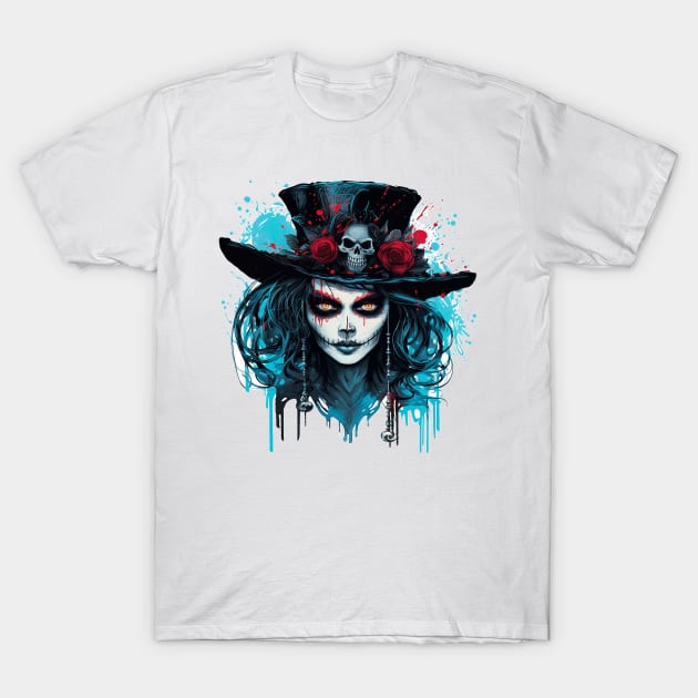 New Orleans Witch Voodoo doctor goth ghost Southern Gothic T-Shirt by tatadonets